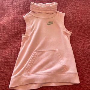 NIKE youth sweater tank pink